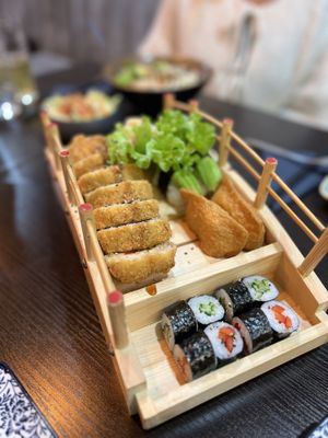 Veganes Sushimenü  at Taiyo Sushi Bar in Pforzheim