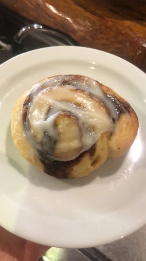 Cinnamon roll! at RootGasteiz in Vitoria Gasteiz