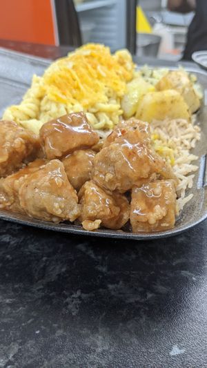 Sweet Jerk Seitan bites at The Ital Collection by Vita in Birmingham