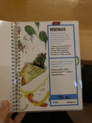 Menu   at La Paisanita in Prague