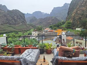 Vistas al valle at Kasa d' Vizin Restaurant in Eito