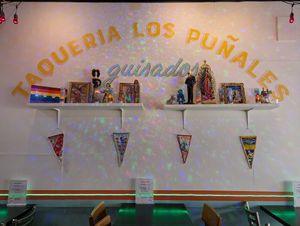 interior at Taquería Los Puñales in Portland