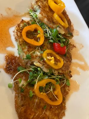 Jalapeno Corncakes at JoJo's in Frederick