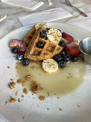 So Yummy and Satisfying!! ☺️✨💕 Comes with Chia Seeds   at The Den Cafe in Santa Ana