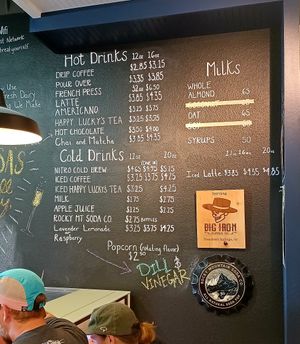 Menu at Retreat Bakery Bar in Fort Collins