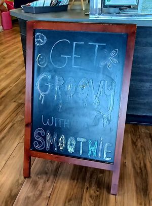 Sign at Berry Blendz - S Shields St in Fort Collins