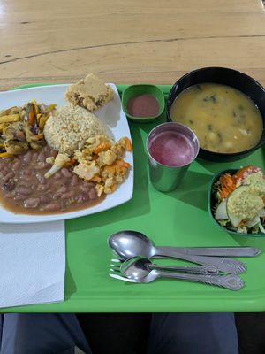 My meal in September 2025 at Govindas Las Nieves in Bogota