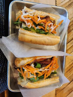 Vegan Bahn Mi at Ba's Vietnamese Comfort Food in Albany