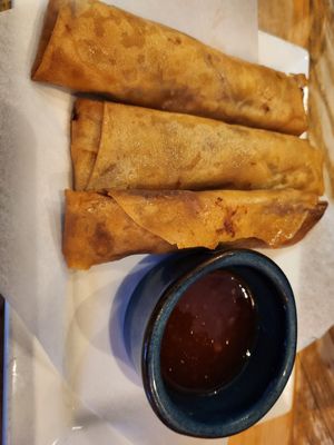 Vegan spring rolls at Ba's Vietnamese Comfort Food in Albany