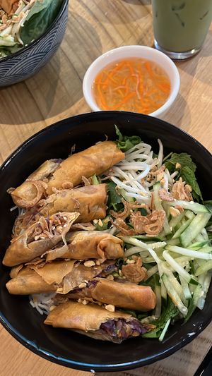 Vegan noodle saladd  at Ba's Vietnamese Comfort Food in Albany