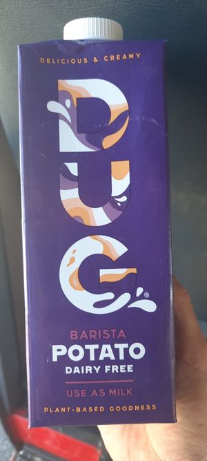 Potato milk at Jennings Plantry in Ashford