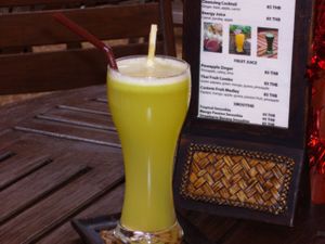 thai fruit combo at Rasayana Raw Food Cafe in Pattaya