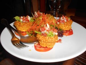 Rasayana Raw Food Cafe - Taco Cups - tasty! at Rasayana Raw Food Cafe in Pattaya