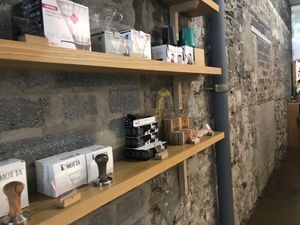 Cool brick interior   at Cloud Picker in Dublin