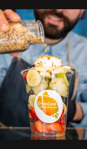 Macedonia con yogurt at GreenLand in Sassari