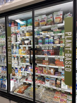 Extensive Plant-Based Section  at Sprouts Farmers Market in Modesto