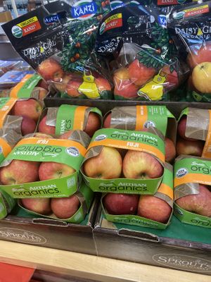 Organic Fuji and Organic Kanzi  at Sprouts Farmers Market in Modesto