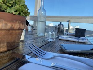 The view  at Malibu Farm Restaurant in Malibu