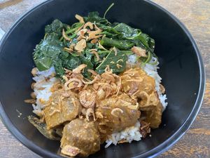 Beef Rendang   at Famous Vegetarian Vegan food in Seminyak
