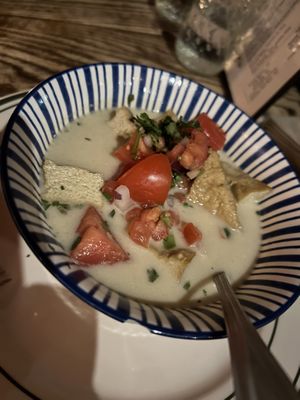 Tomkha soup w tofu small portion   at The Weary Traveler in Madison