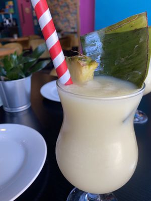 Pina colada slushy   at Jungle Bird in Birmingham