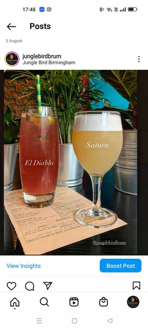 Happy Hour- £5 cocktails 😍 at Jungle Bird in Birmingham