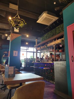 Gorgeous interior at Jungle Bird in Birmingham