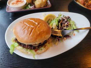 Burger at Jungle Bird in Birmingham