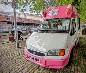 The van itself at The Happy Cow in Bristol