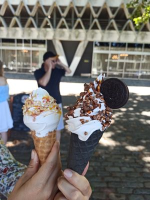 Subliminal V for vegan... at The Happy Cow in Bristol