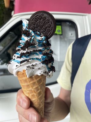 With bumble gum and an oreo   at The Happy Cow in Bristol