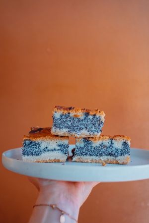 Vegan poppy seed cake at Kjeks - Ottensen in Hamburg