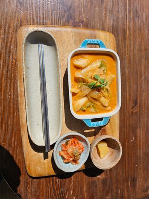 tteokbokki at Yasai Cafe Meguri in Nikko