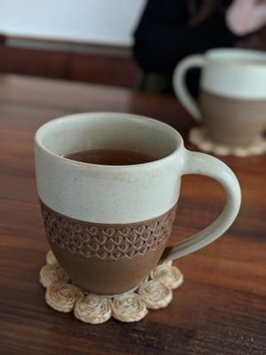 Honeybush tea at Yasai Cafe Meguri in Nikko