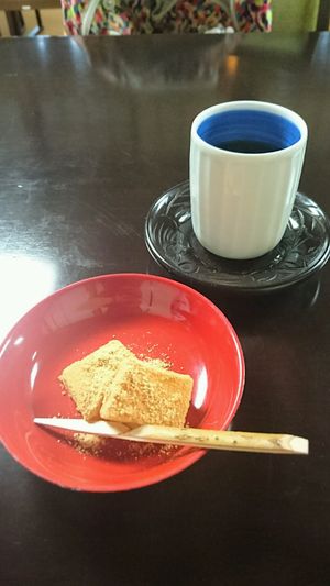 dessert at Gyoshintei in Nikko