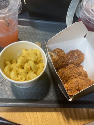 Mac n cheese and honey heat wings 5/5  at B.A.D. Gyal Vegan in Marietta