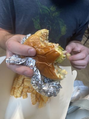 Chicken sandwich 5/5  at B.A.D. Gyal Vegan in Marietta