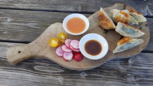 Vegan Gyoza at Beach House Tegernsee in Rottach-egern