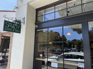 Entrance   at Savoy Cafe and Deli in Santa Barbara