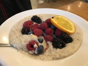Bobs Warm Wheat with Berries at Savoy Cafe and Deli in Santa Barbara