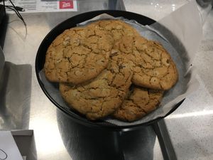 Vegan cookies at Pure Grit BBQ in New York City
