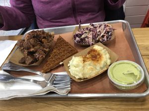 Bbq jackfruit   at Pure Grit BBQ in New York City