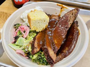 BBQ Plate  at Pure Grit BBQ in New York City