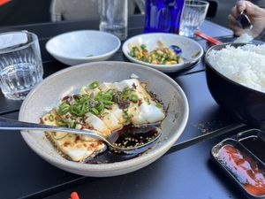 Silken tofu  at China Diner Double Bay in Double Bay