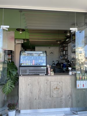 Counter   at St Paul's Coffee Corner in Paphos