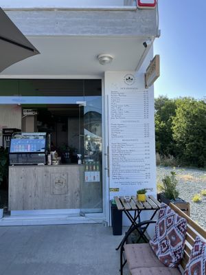 Menu  at St Paul's Coffee Corner in Paphos