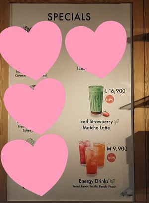 These two drinks were labeled as "vegan". Always better to double-check the ingredients before ordering food at non-vegan places though. at Coffee Fellows - Shangri-la in Ulaanbaatar