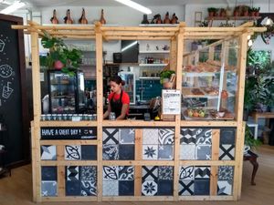 Counter at The Classroom N7 in North London