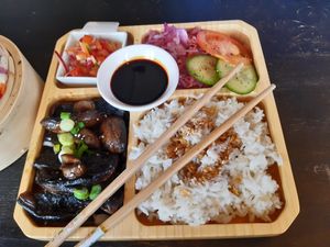 Bento box at The Classroom N7 in North London