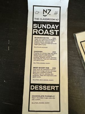   at The Classroom N7 in North London